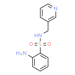 2-AMINO-N-PYRIDIN-3-YLMETHYL-BENZENESULFONAMIDE结构式
