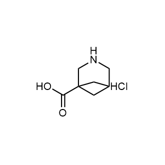 3-Azabicyclo[3.1.1]Heptane-1-carboxylic acid hydrochloride Structure