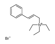 triethyl(3-phenylprop-2-enyl)azanium,bromide Structure