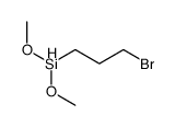 3-bromopropyl(dimethoxy)silane结构式