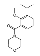 4-(3-isopropyl-2-methoxy-6-methyl-benzoyl)-morpholine Structure