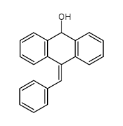 10-benzylidene-9,10-dihydro-[9]anthrol结构式