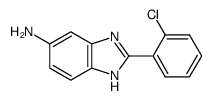 2-(2-chlorophenyl)-1H-benzo[d]imidazol-5-amine结构式