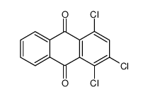 1,2,4-trichloro-anthraquinone结构式