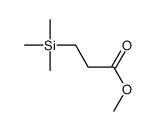 3-(Trimethylsilyl)propanoic acid methyl ester Structure