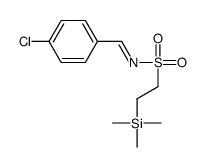 N-[(4-chlorophenyl)methylidene]-2-trimethylsilylethanesulfonamide结构式