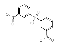 PHOSPHINIC ACID, BIS(m-NITROPHENYL)- Structure