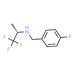 (S)-1,1,1-trifluoro-N-(4-fluorobenzyl)propan-2-amine Structure