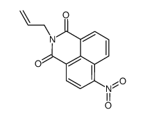 6-硝基-2-(2-丙烯-1-基)-1H-苯[de]异喹啉-1,3(2H)-二酮结构式