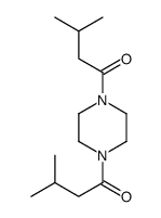 1,4-Diisovalerylpiperazine Structure