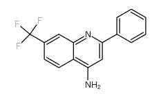 2-phenyl-7-(trifluoromethyl)quinolin-4-amine结构式