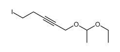 1-(1-ethoxyethoxy)-5-iodopent-2-yne Structure