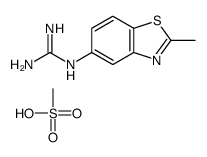 Guanidine, (2-methyl-5-benzothiazolyl)- (9CI) structure