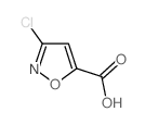 3-Chloro-5-isoxazolecarboxylic acid structure
