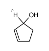 (+/-)-1-[2H1]-Cyclopente-2-en-1-ol结构式