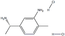 (S)-5-(1-氨基乙基)-2-甲基苯胺二盐酸盐结构式