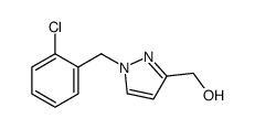 [1-[(2-chlorophenyl)methyl]pyrazol-3-yl]methanol Structure