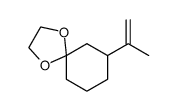 7-isopropenyl-1,4-dioxa-spiro[4.5]decane Structure