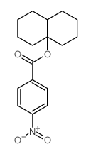 4a(2H)-Naphthalenol,octahydro-, 4-nitrobenzoate, trans- (9CI) picture