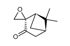 (1R,2S,5R)-6,6-dimethylspiro[bicycle[3.1.1]heptane-2,2’-oxiran]-3-one结构式
