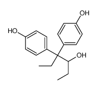 4,4-Bis(p-hydroxyphenyl)-3-hexanol structure