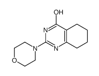 5,6,7,8-tetrahydro-2-(4-morpholinyl)-4(3H)-Quinazolinone structure