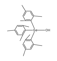 trimesitylgermyl hydroxide Structure