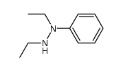 N,N'-(diethyl)phenylhydrazine Structure