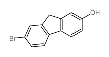9H-Fluoren-2-ol,7-bromo-结构式