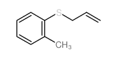 Benzene,1-methyl-2-(2-propen-1-ylthio)- structure