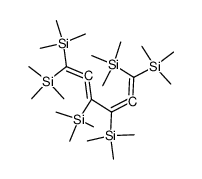 1,1,3,4,6,6-hexakis(trimethylsilyl)-1,2,4,5-hexatetraene Structure