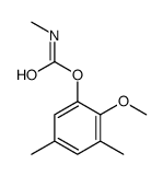 (2-methoxy-3,5-dimethylphenyl) N-methylcarbamate结构式