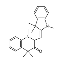 1,4,4-trimethyl-2-(1,3,3-trimethyl-1,3-dihydro-indol-2-ylidenemethyl)-1,4-dihydro-2H-quinolin-3-one Structure