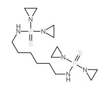 Phosphinothioic amide,N,N'-1,6-hexanediylbis[P,P-bis(1-aziridinyl)- (9CI)结构式