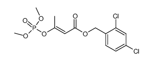 (E)-3-[(Dimethoxyphosphinyl)oxy]-2-butenoic acid 2,4-dichlorobenzyl ester结构式
