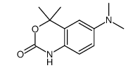 2H-3,1-Benzoxazin-2-one,6-(dimethylamino)-1,4-dihydro-4,4-dimethyl-(9CI)结构式