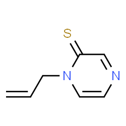 2(1H)-Pyrazinethione,1-(2-propenyl)- (9CI) structure