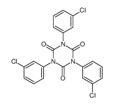 1,3,5-tris(3-chlorophenyl)-1,3,5-triazinane-2,4,6-trione Structure