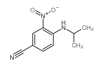 4-(ISOPROPYLAMINO)-3-NITROBENZONITRILE structure