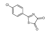 2-(4-chlorophenyl)-1,3-thiazole-4,5-dione Structure