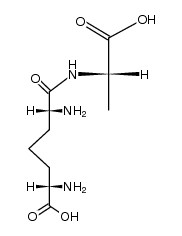 meso-α,α'-Diamino-pimelinsaeure-(D)-L-alanin Structure
