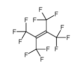 2,3-bis(trifluoromethyl)-1,1,1,4,4,4-hexafluoro-2-Butene结构式