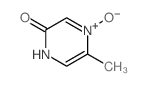 6-methyl-1-oxido-4H-pyrazin-3-one structure