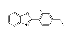 2-(4-ethyl-2-fluorophenyl)-1,3-benzoxazole结构式