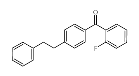 4-(2-氟苯甲酰基)联苯结构式