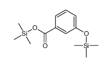 3-(Trimethylsiloxy)benzoic acid trimethylsilyl ester structure