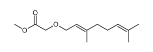 α-(geranyloxy)acetate结构式