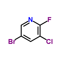 5-Bromo-3-chloro-2-fluoropyridine Structure