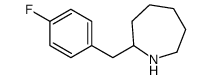 2-[(4-FLUOROPHENYL)METHYL]HEXAHYDRO-1H-AZEPINE structure