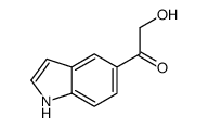 2-Hydroxy-1-(1H-indol-5-yl)ethanone structure